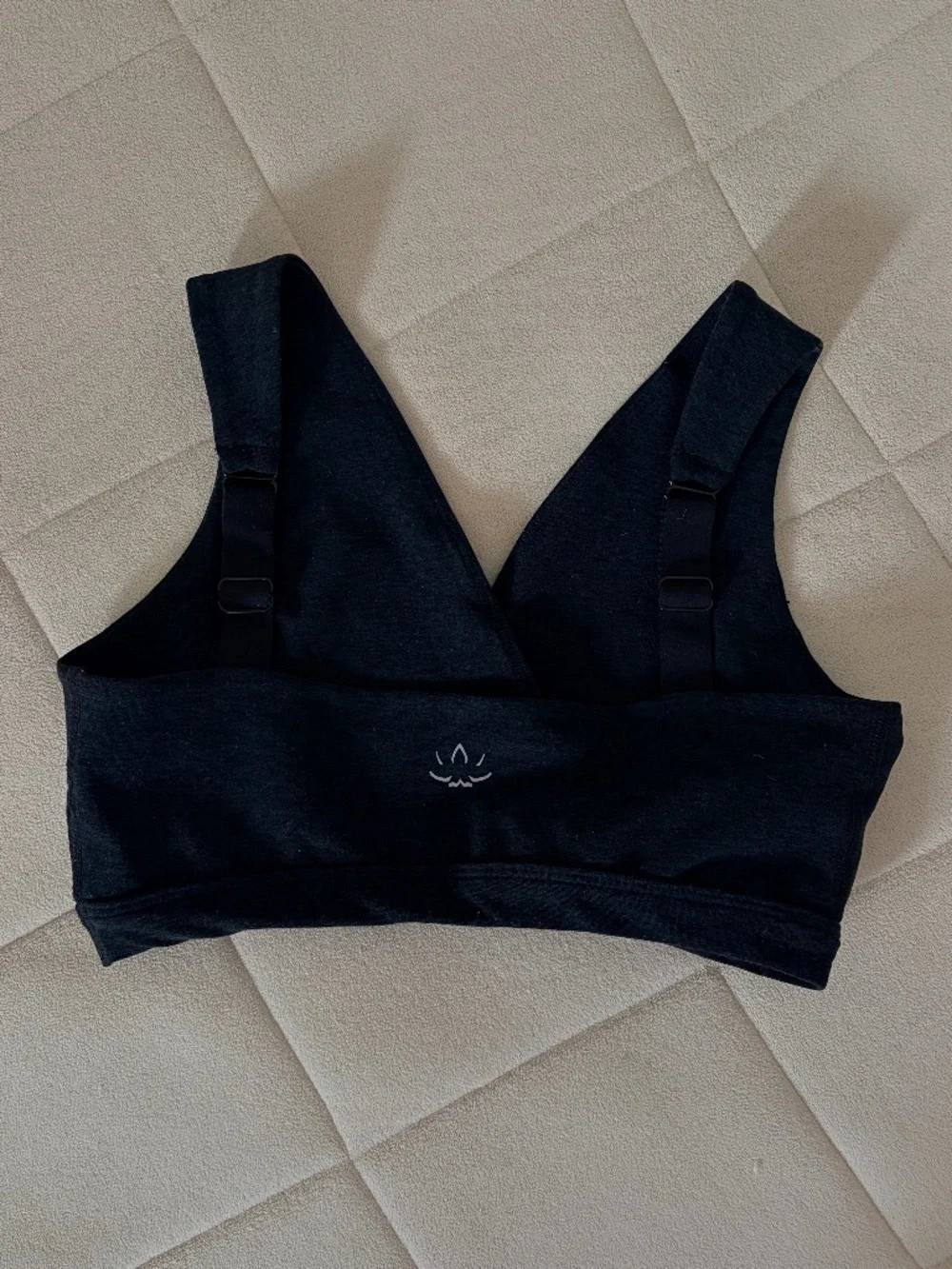 Spacedye Criss Crossover Maternity Nursing Bra - Darkest Night / S